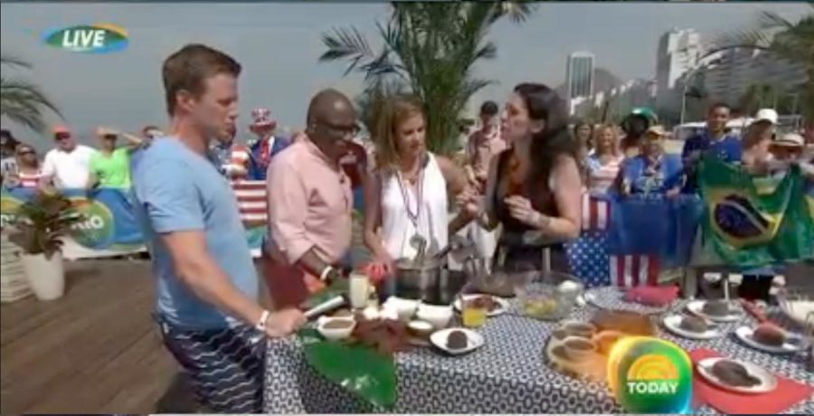 Rio Olympics 2016, NBC Today Show (Molten Brigadeiro Cake)