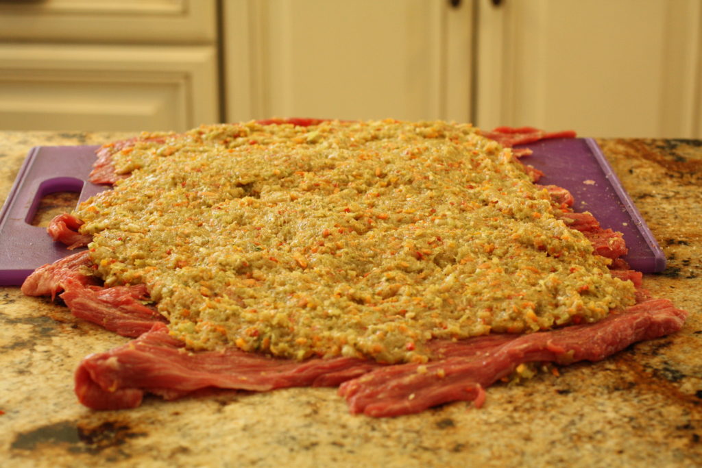 beef chicken roulade