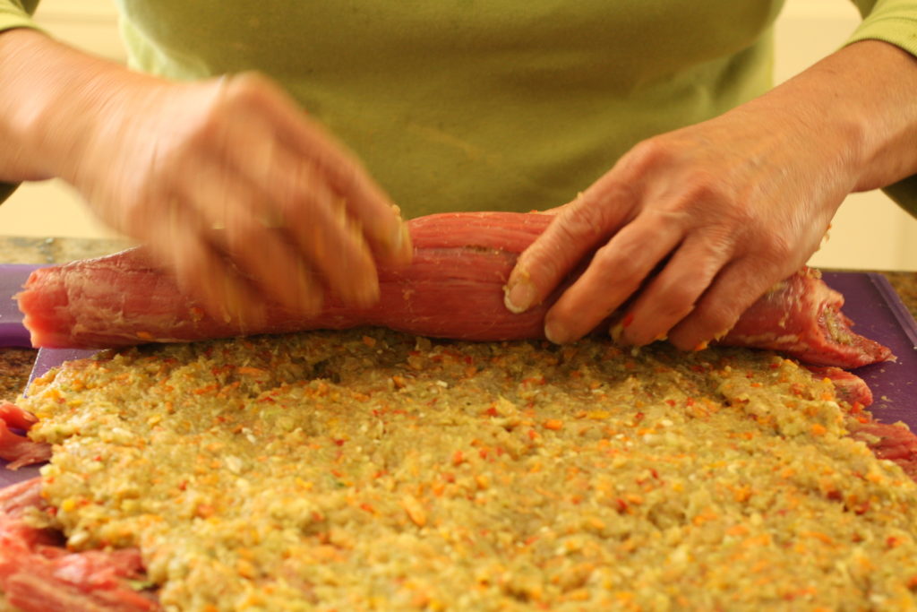 chick beef roulade