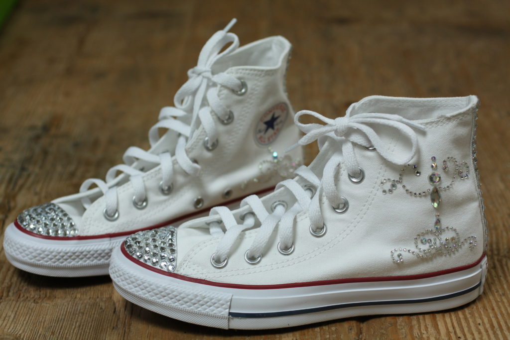Bedazzled shoes