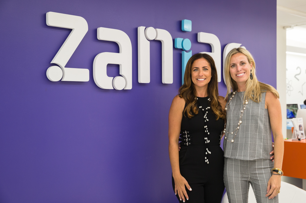 Camilla Gazal (left) and Flavia Naslausky (right) at their new Zaniac in Westport, CT