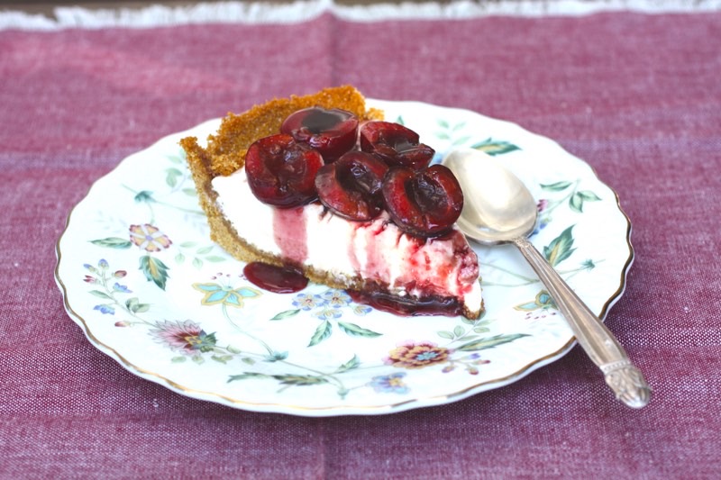 Cheesecake with Cherry on Top